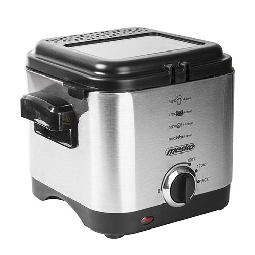 EAN 5902934830829 - Mesko Home MS 4910 freidora Sencillo 1,5 L Independiente 900 W Negro, Acero satinado imagen 3