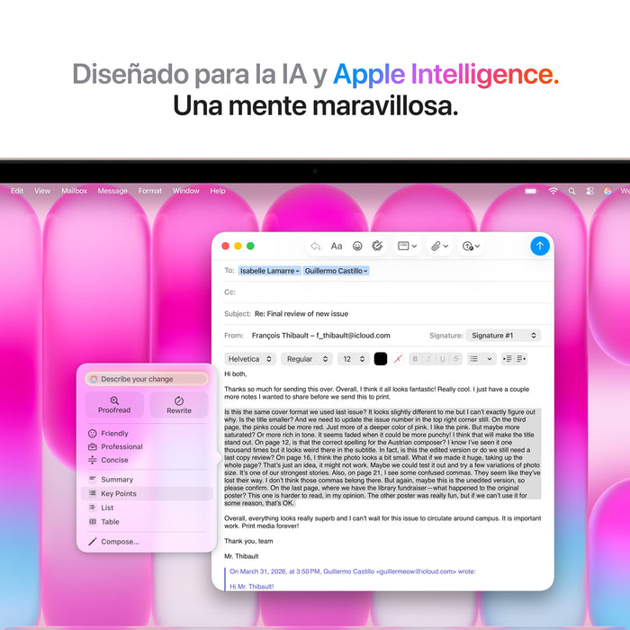 Apple Macbook Neo 13' A18 Pro 6-Core Cpu 8gb 512gb Ssd 5-Core Gpu Touch-Id Rosa Nube