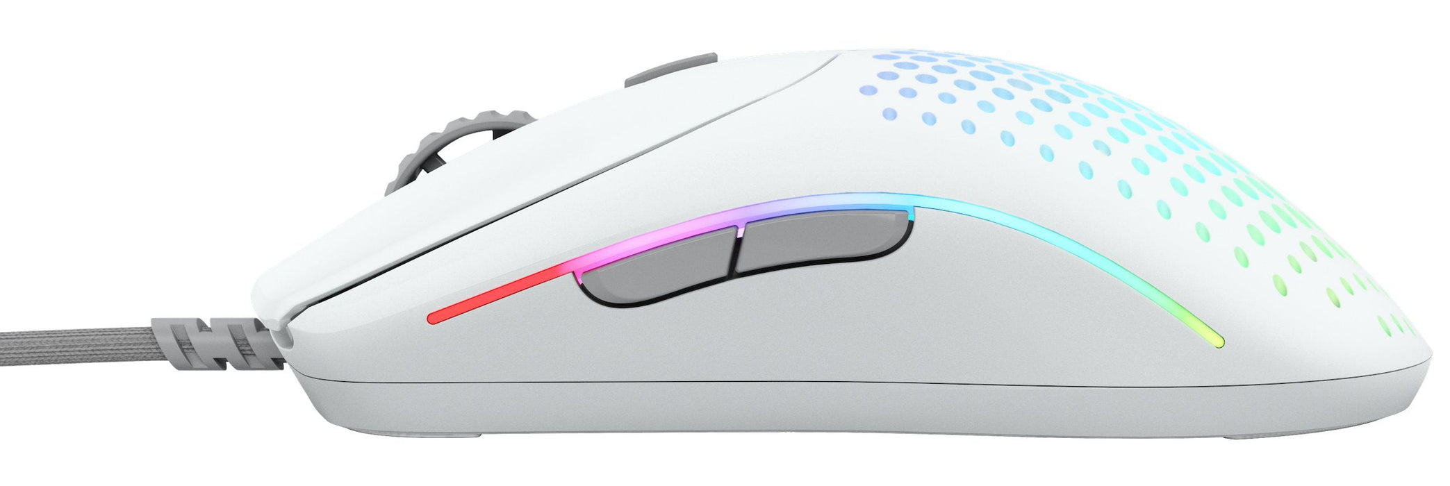 Raton  Glorious Model O 2 Usb Rgb Optical Gaming Mouse - Matte White [Glo-Ms-Ov2-Mw]