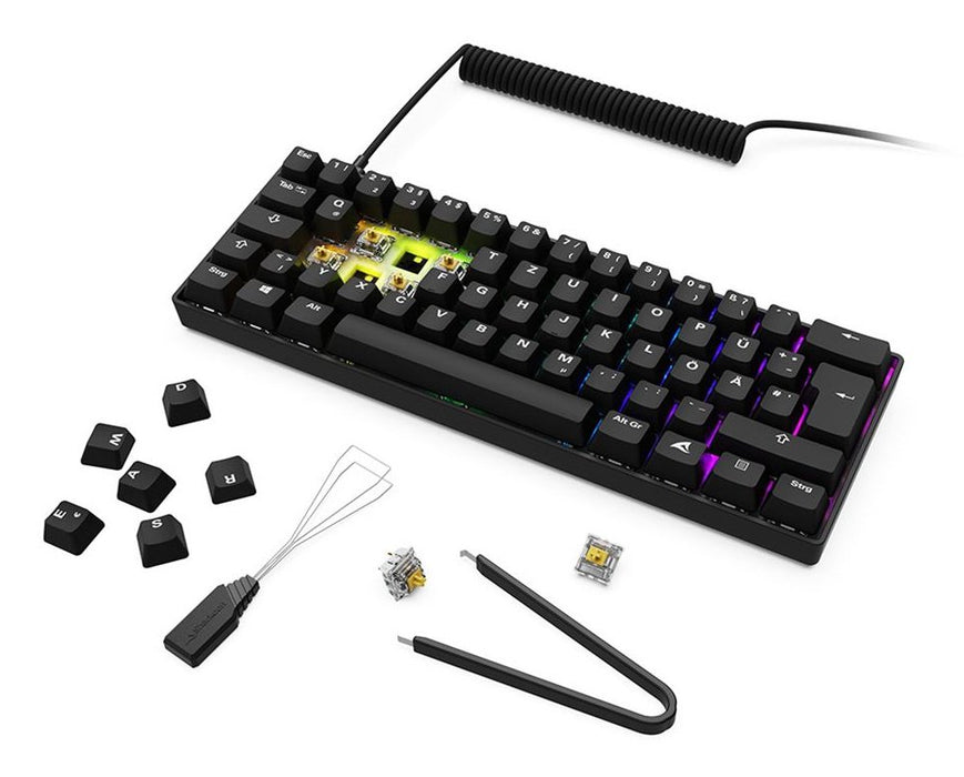 EAN 4044951041930 - Sharkoon 100065630 teclado Hogar USB QWERTZ Alemán Negro imagen 10