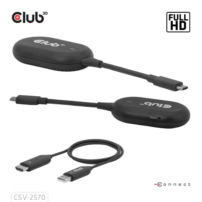 EAN 8719214473631 - CLUB3D CSV-2570 extensor audio/video Transmisor y receptor de señales AV Negro imagen 11