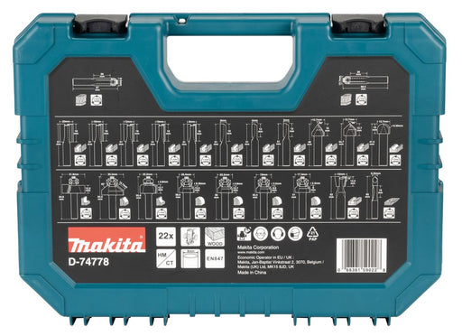 EAN 0088381590228 - Makita D-74778 fresadora Juego de fresas imagen 2