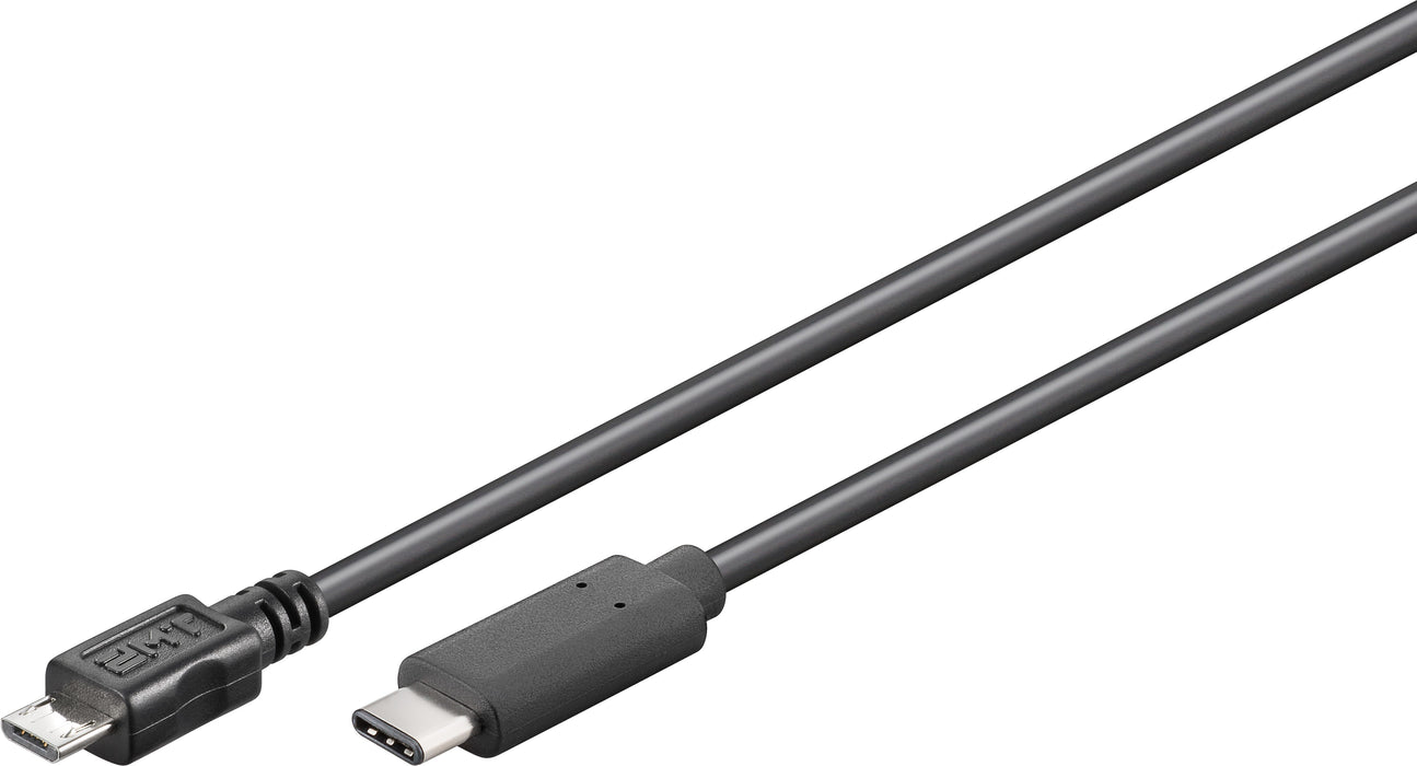 EAN 4040849678950 - Goobay 67895 cable USB USB 2.0 0,2 m Micro-USB B USB C Negro imagen 1