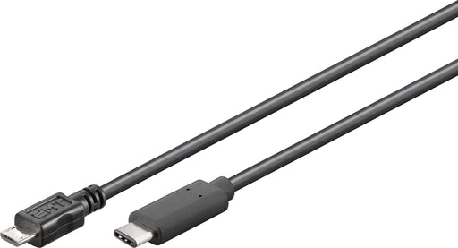EAN 4040849678950 - Goobay 67895 cable USB USB 2.0 0,2 m Micro-USB B USB C Negro imagen 1