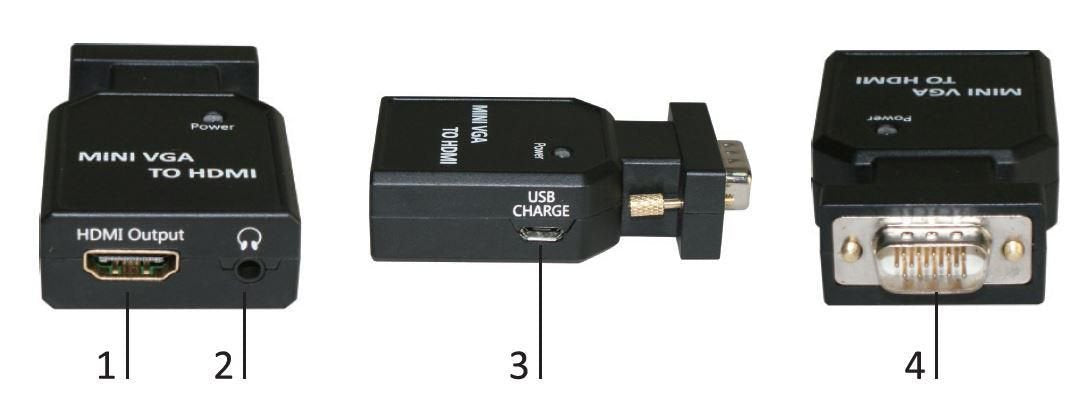 EAN 5712505014868 - Microconnect MC-CONMVGAHM convertidor de señal de vídeo imagen 1