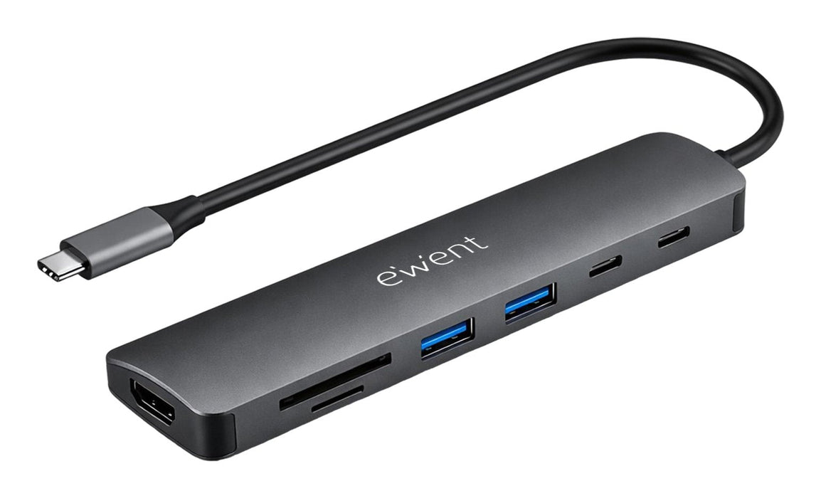 Docking Station Ewent Ew1152 Usb Tipo C 7 En 1