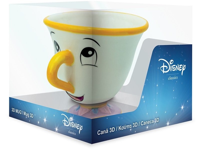 Taza 3d Abystyle Disney La Bella Y La Bestia Chip