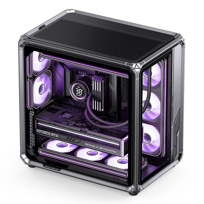 Caja Atx Jonsbo X400 Pro Cristal Templado Curvo Gris