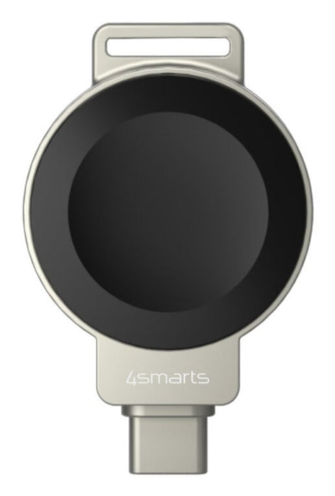 EAN 4252011911486 - 4smarts 541478 cargador de dispositivo móvil Reloj inteligente Negro, Plata USB Cargador inalámbrico Inte imagen 1
