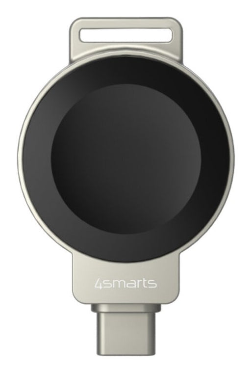 EAN 4252011911486 - 4smarts 541478 cargador de dispositivo móvil Reloj inteligente Negro, Plata USB Cargador inalámbrico Inte imagen 1