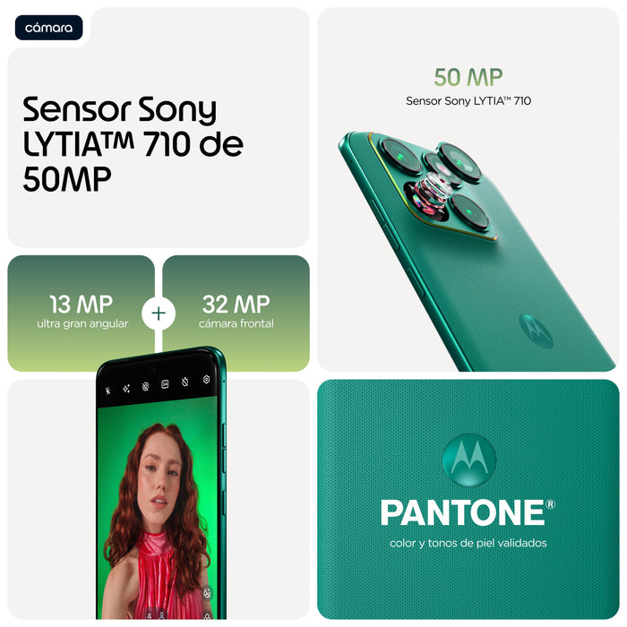 EAN 0840493611174 - Motorola edge 70 fusion 17,2 cm (6.78") SIM doble Android 16.0 5G USB Tipo C 8 GB 256 GB 5200 mAh Verde imagen 6