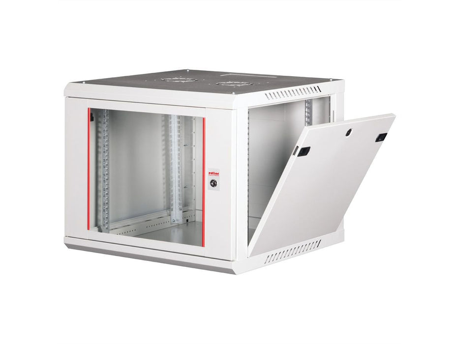 Roline 19-Zoll Wandgehuse Basic Plus 9he, 600x600 Bxt Grau