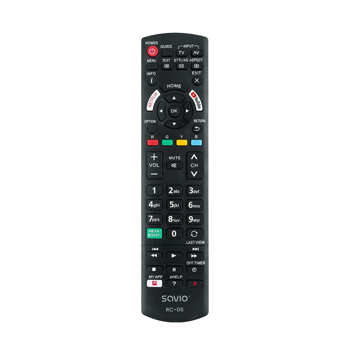 EAN 5901986043683 - Savio RC-06 do TV Panasonic mando a distancia IR inalámbrico Botones imagen 1