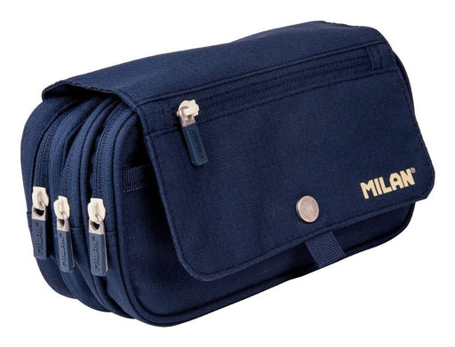 EAN 8411574104322 - Milan 08149SNCB caja de lápices Estuche suave Poliéster Azul imagen 1