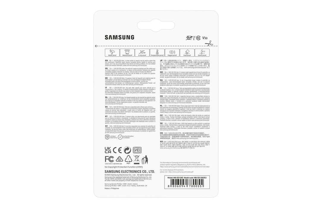 EAN 8806094780055 - Samsung PRO Plus MB-SD128S 128 GB SDXC UHS-I Clase 10 imagen 6