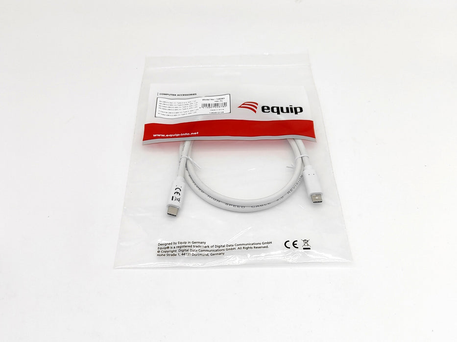 Equip Cable Usb-C3.2->C Gen1 Pd60w M M 0.50m Blanco