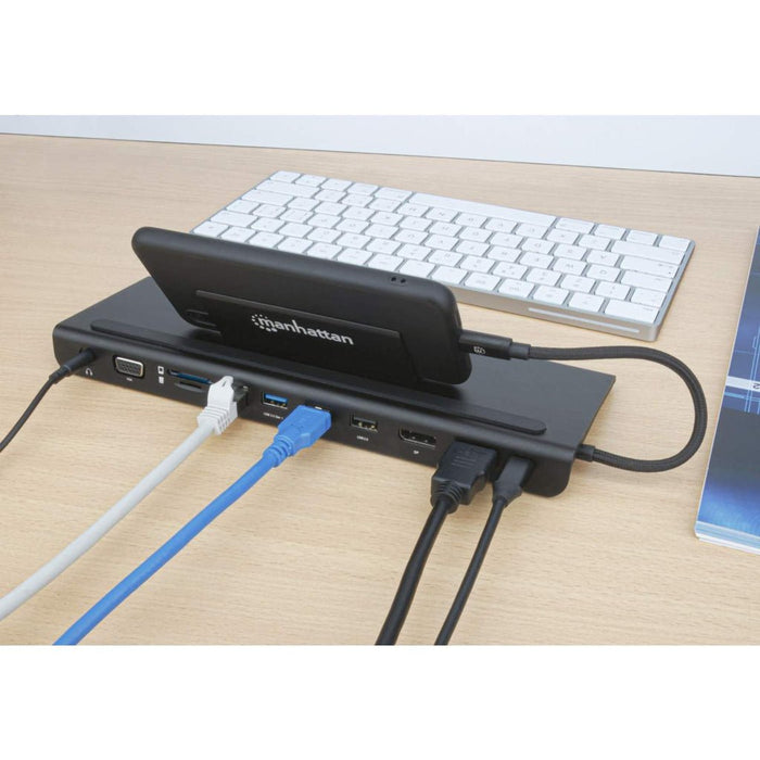 EAN 0766623153478 - Manhattan 153478 base para portátil y replicador de puertos Alámbrico USB 3.2 Gen 1 (3.1 Gen 1) Type-C Ne imagen 13