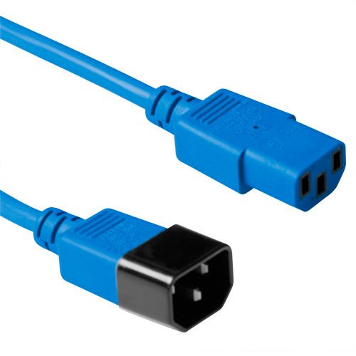 Power Cord C13-C14 1.8m Blue Extension Cable,10a/250v