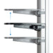 EAN 8433281007444 - TooQ FS1870M-B soporte para pantalla de señalización 94 cm (37") Negro, Plata imagen 9