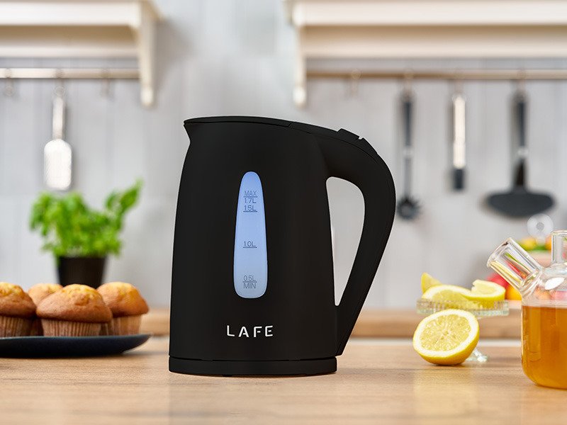 EAN 5907512874011 - Lafe - tetera eléctrica 1,7 L 2200 W Negro imagen 6