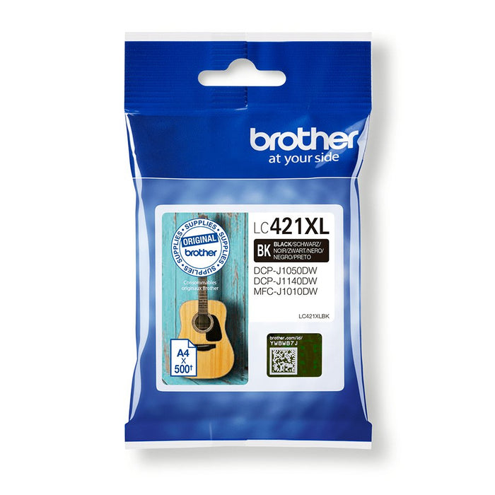 EAN 4977766810401 - Brother LC-421XLBK cartucho de tinta 1 pieza(s) Original Alto rendimiento (XL) Negro imagen 1