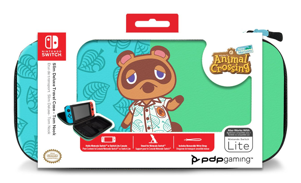 EAN 0708056068332 - PDP Slim Deluxe: Animal Crossing Tom Nook Funda protectora rígida Nintendo Azul, Verde imagen 13