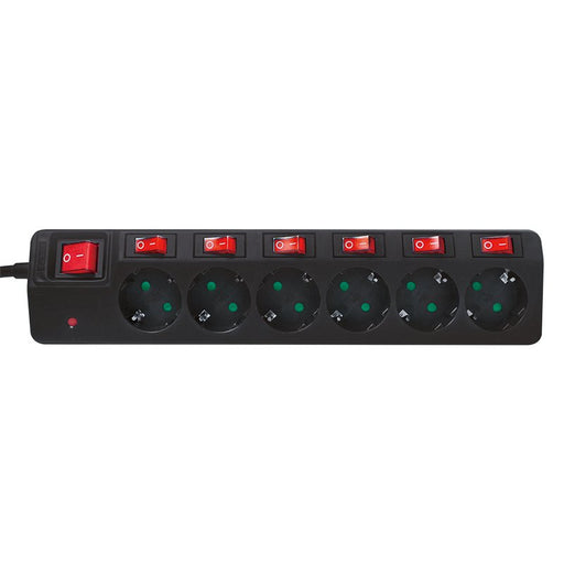 EAN 4052792049572 - LogiLink LPS233 base múltiple 1,5 m 6 salidas AC Interior Negro imagen 2