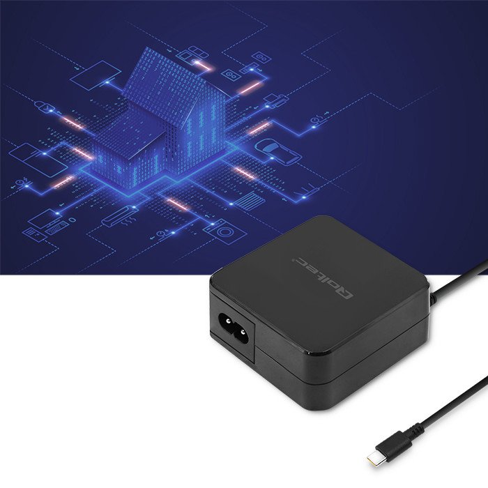 EAN 5901878510279 - Qoltec 51027 cargador de dispositivo móvil Teléfono móvil, Portátil Negro Corriente alterna, CC, USB Inte imagen 3