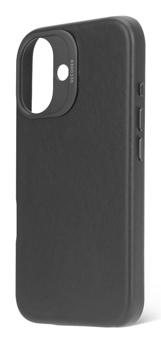 Decoded Leather Backcover Iphone 16 Black