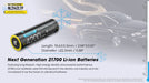 EAN 6952506494613 - Nitecore NL2142LTP batería recargable industrial Ión de litio 4200 mAh 3,6 V imagen 11