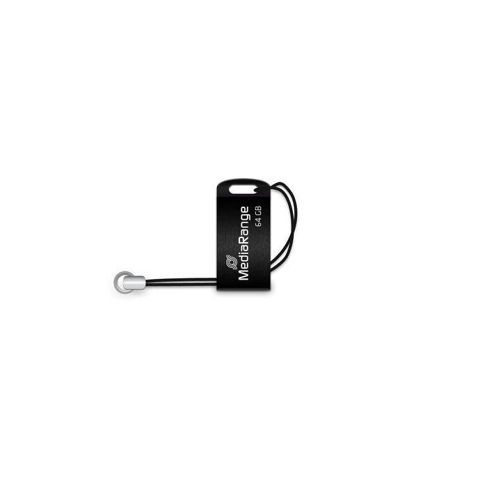 EAN 4260283115518 - MediaRange MR923 unidad flash USB 64 GB USB tipo A 2.0 Negro imagen 2