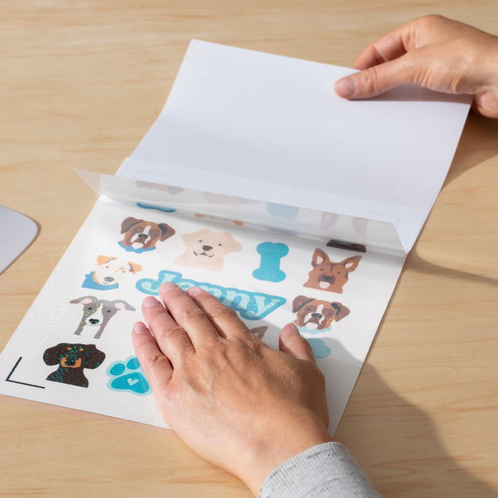 EAN 0093573276927 - Cricut Printable Waterproof Holographic Sticker Set Lámina de vinilo de transferencia térmica Vinilo de t imagen 4