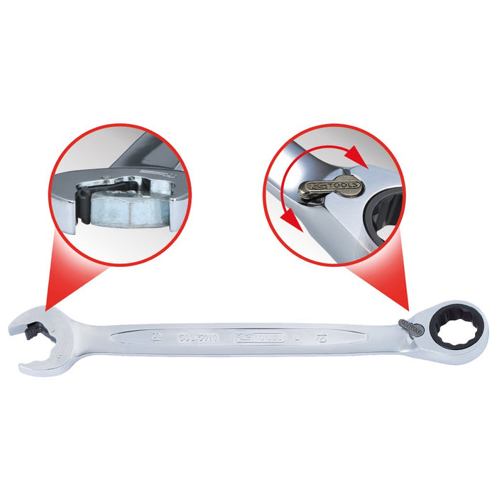 Ks Tools Duo Gearplus Llave Combinada Maul-Ratschenfunktion 24mm Conmutable 503