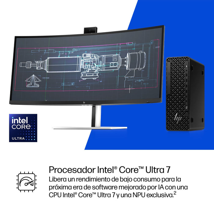 EAN 0826581352365 - HP None Intel Core Ultra 7 265 32 GB DDR5-SDRAM 1 TB SSD NVIDIA RTX A400 Windows 11 Pro SFF Puesto de tra imagen 12