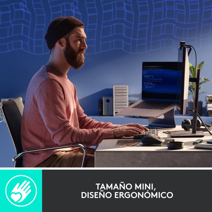 EAN 5099206103221 - Logitech Master 920-010780 teclado Oficina RF Wireless + Bluetooth QWERTY Internacional de EE.UU. Grafito imagen 7