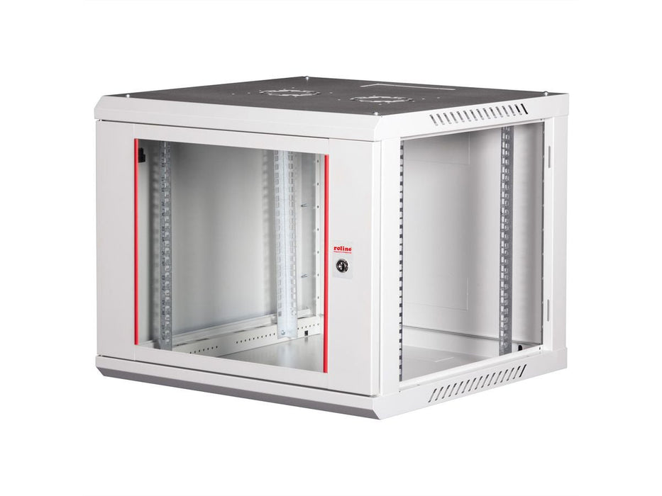 Roline 19-Zoll Wandgehuse Basic Plus 9he, 600x600 Bxt Grau