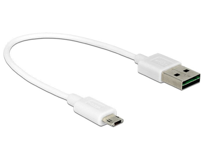 Delock Cable Easy-Usb 2.0 Typ-A Macho > Easy-Usb 2.0 Typ Micro-B Macho 0,2 M