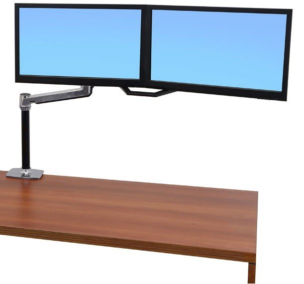 Ergotron Lx Hd Brazo Para Montaje En Mesa Lcd, Soporte Para Monitor Plateado/Negro 45-384-026