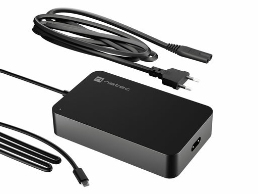 EAN 5901969439021 - NATEC Grayling adaptador e inversor de corriente Interior 90 W Negro imagen 1