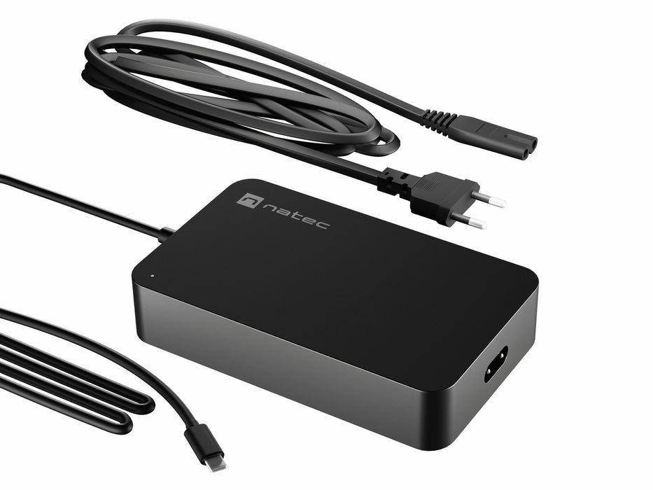 EAN 5901969439021 - NATEC Grayling adaptador e inversor de corriente Interior 90 W Negro imagen 1