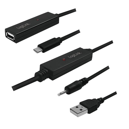 EAN 4052792050332 - LogiLink UA0328 cable USB USB 2.0 40 m USB A USB C Negro imagen 1