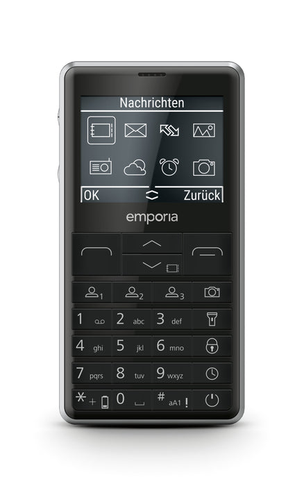 EAN 9005613167608 - Emporia emporiaPRIME-LTE 5,87 cm (2.31") 107 g Negro Teléfono para personas mayores imagen 3