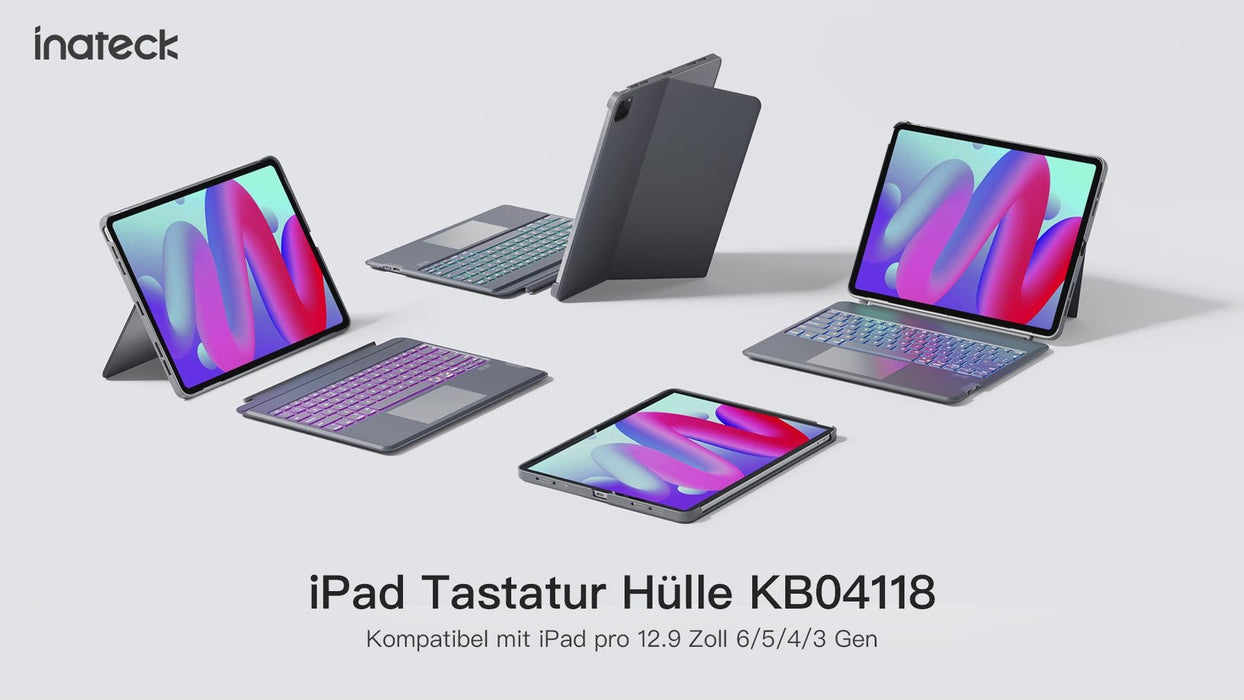 EAN 6976521110051 - Inateck KB04118_GRAY accesorio o pieza de recambio para tableta Teclado imagen 2