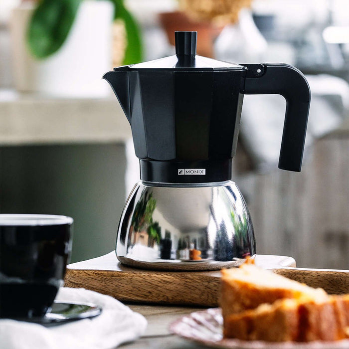 EAN 8435092433795 - Monix M863003 cafetera manual Cafetera italiana 0,195 L Negro imagen 3