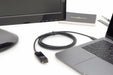 EAN 4016032451365 - Digitus AK-300333-020-S adaptador de cable de vídeo 2 m USB Tipo C DisplayPort Negro imagen 3