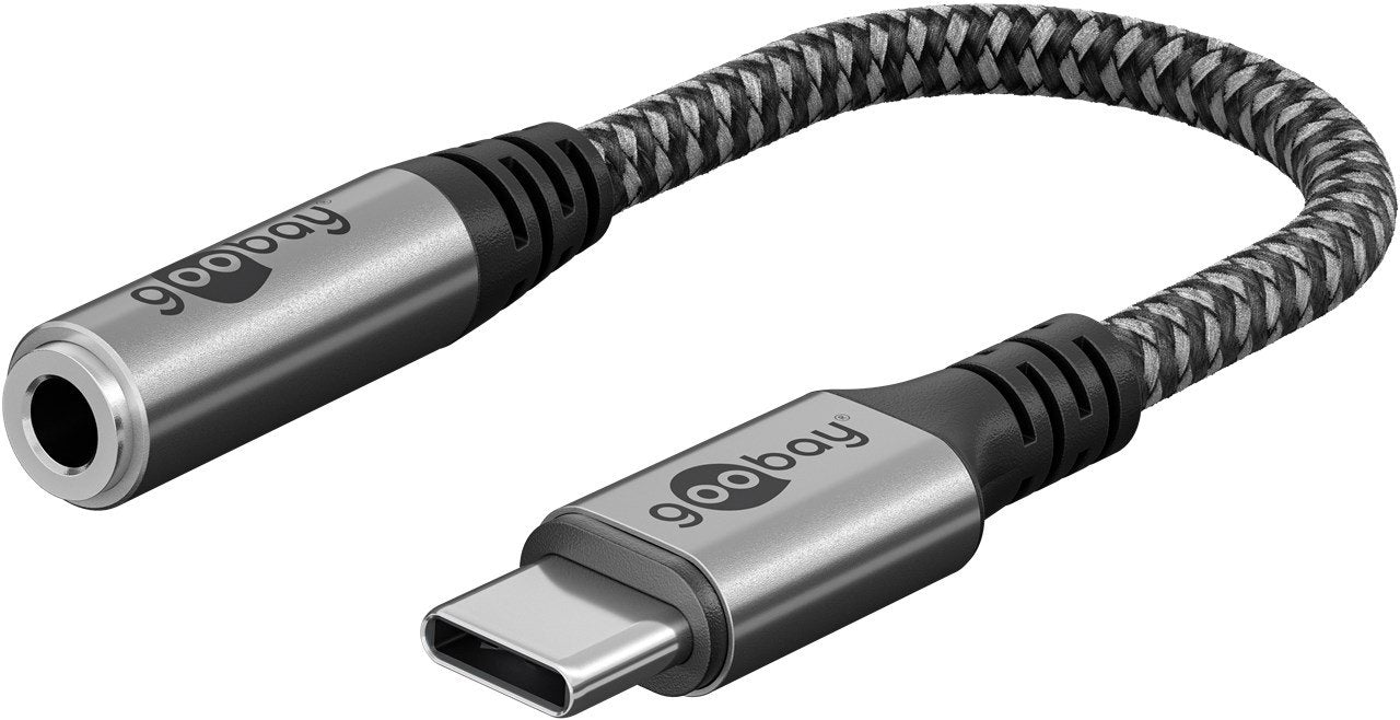Cable De Audio - Usb-C Macho A 3,5 Mm Hembra Cable Textil Nylon