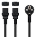 EAN 8433281013179 - Nanocable 10.22.0100 cable de transmisión 1,8 m Enchufe tipo F Acoplador C13 2 x imagen 2
