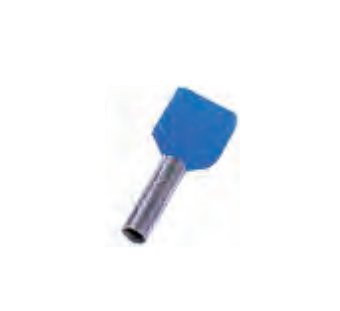 Intercable Iciae213z Zwillings- Aderendhlse 2x2,5qmm 13mm Verz. Blau