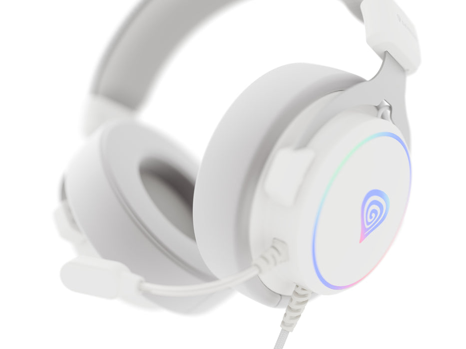 EAN 5901969444513 - GENESIS Neon 764 Auriculares Alámbrico Diadema Juego USB tipo A Blanco imagen 6