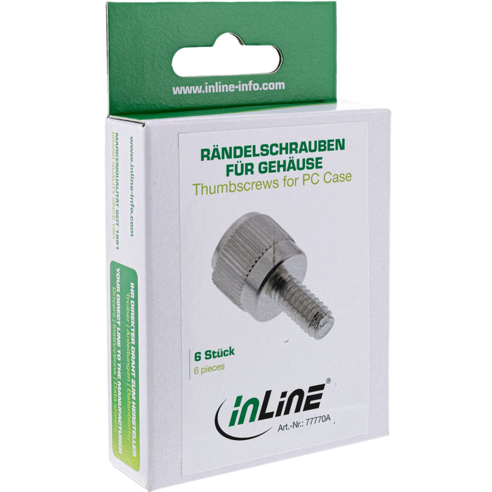 Tornillos De Mariposa Inline Para Cajas, Plata, 6 Uds.